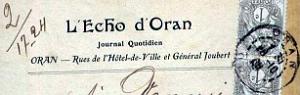 Oran enveloppes pub 175